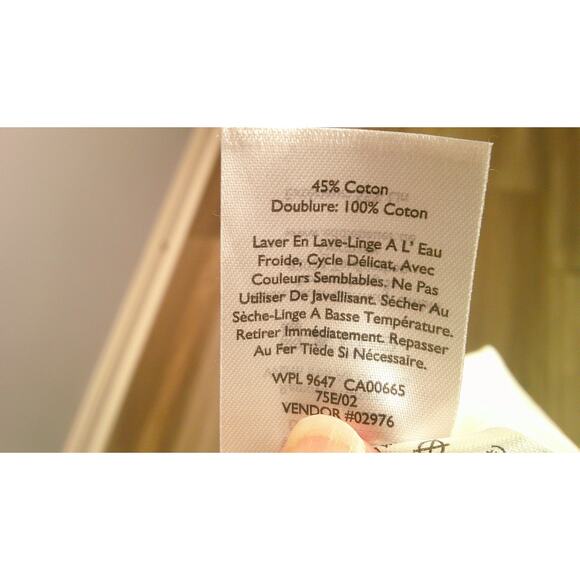 Eddie Bauer 90's Midi Beach Light Linen Belted Shift Dress Sleeveless Women XL - Picture 9 of 9